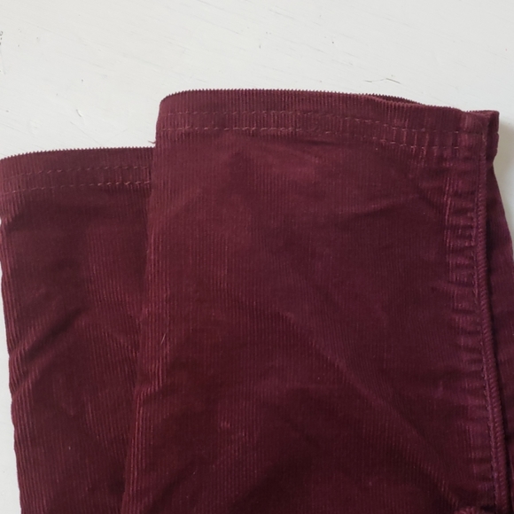 Athleta solid slim corduroy pants Cherrywood Red - Picture 4 of 8